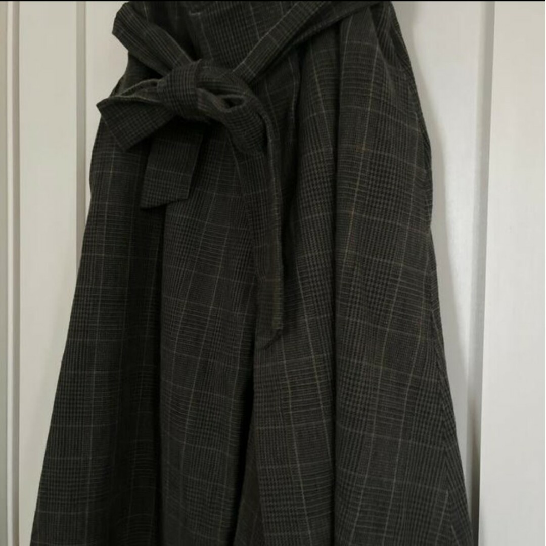 IENA(イエナ)のイエナ　グレンチェックフレアスカート36 レディースのスカート(ロングスカート)の商品写真