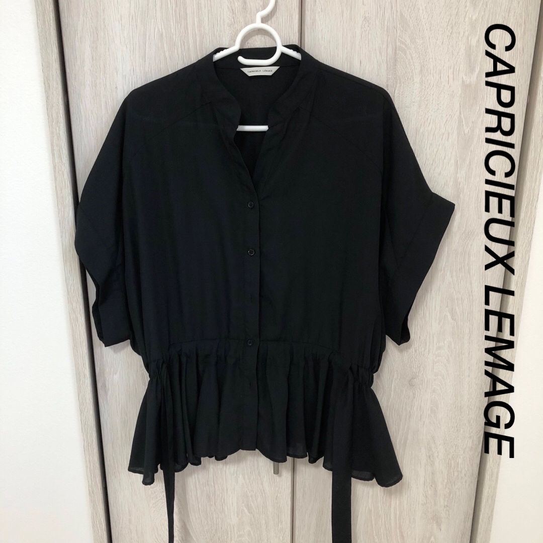 CAPRICIEUX LE'MAGE(カプリシューレマージュ)の美品◆CAPRICIEUX LEMAGE 半袖ブラウス　シャツ　 レディースのトップス(シャツ/ブラウス(半袖/袖なし))の商品写真