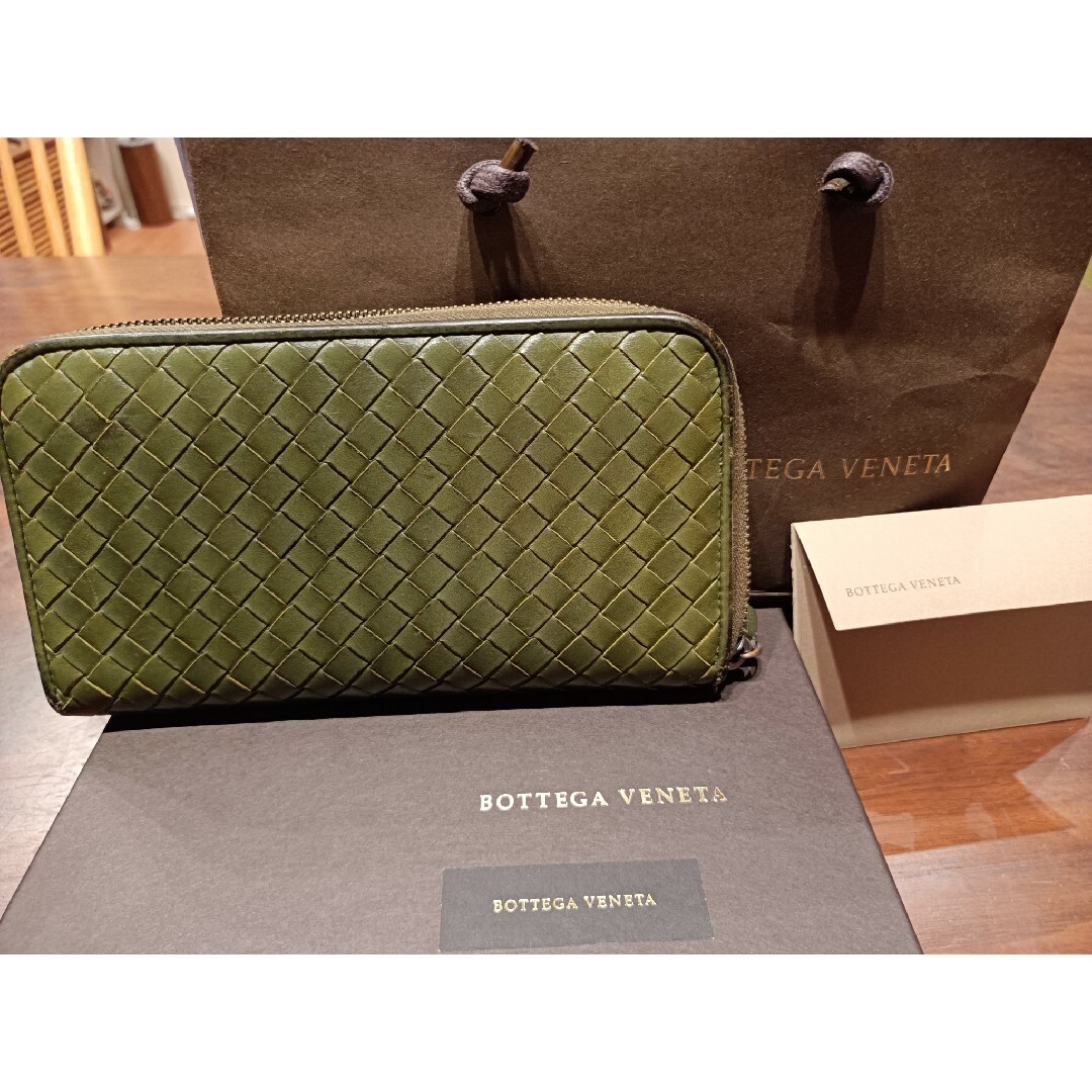 値下げ　BOTTEGA　ボッテガ　長財布