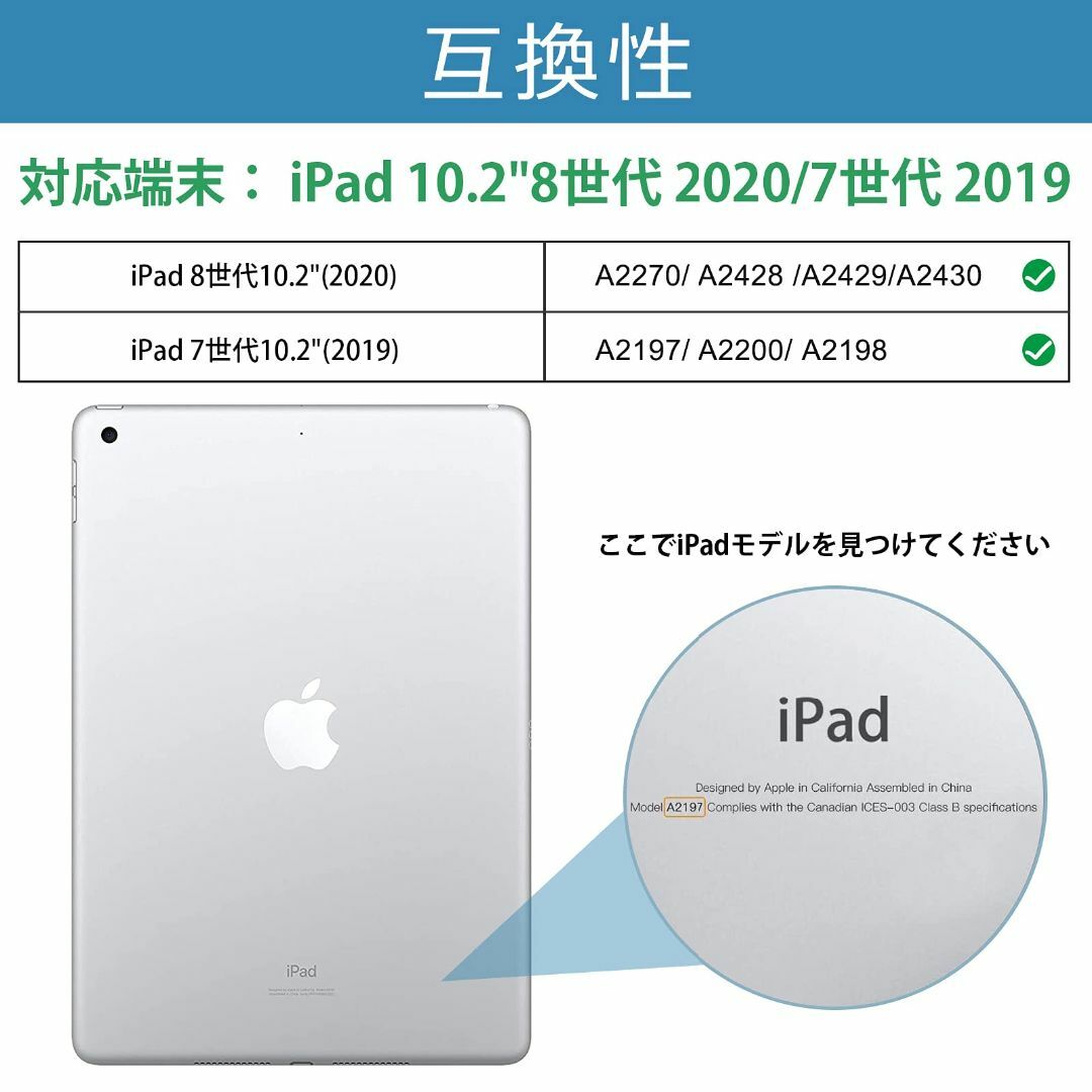 【色: ローズゴールド】ProCase (プロケース) iPad 10.2ケース 7