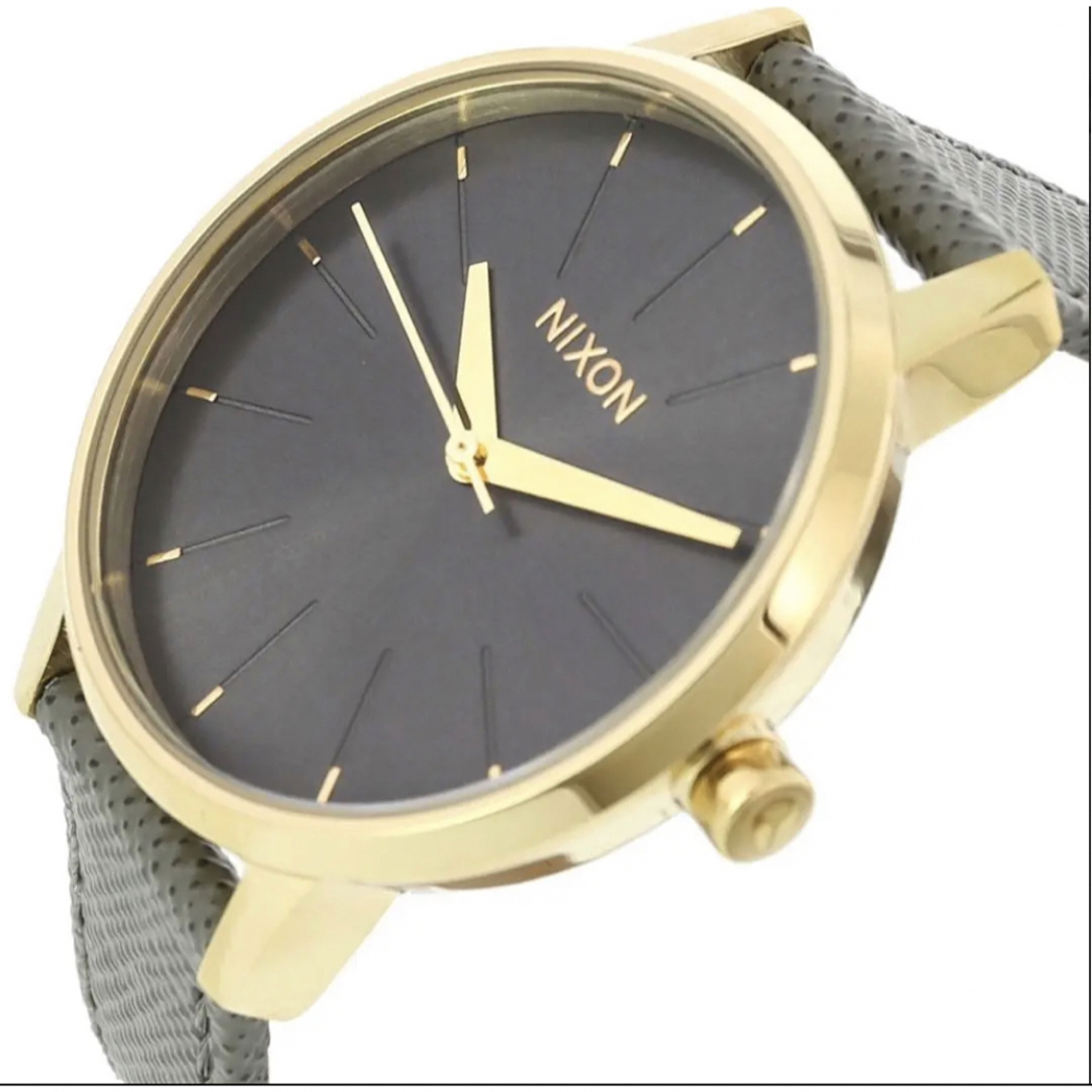 NIXON - 【新品】NIXON Kensington グレー&イエローゴールド