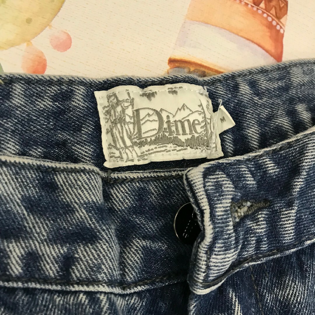 Dime ブラックバギージーンズ デニム パンツ