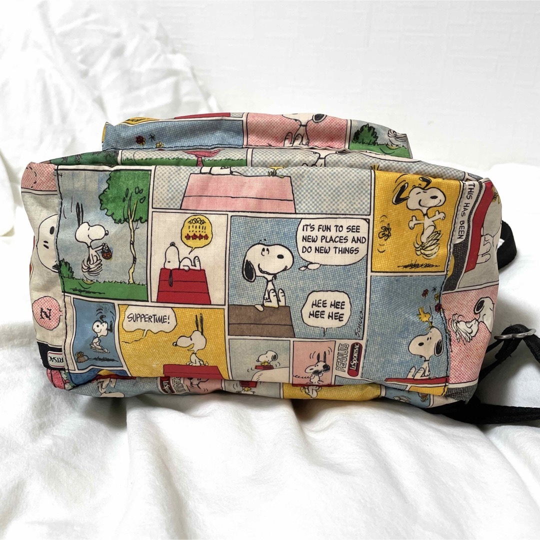 希少【LeSportsac×PEANUTS】スヌーピー コミック柄 ミニリュック 8