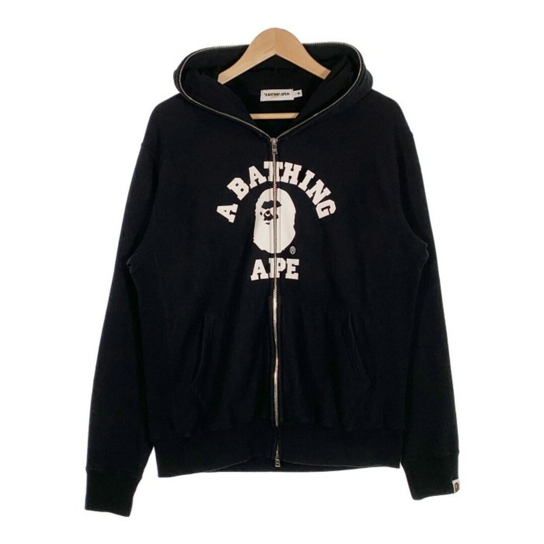 ア ベイシングエイプ/BAPE/パーカー/sizeM Black