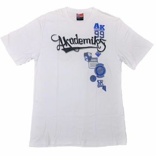 AKADEMIKS - アカデミクス AK99 ロゴプリント 半袖 Tシャツ ホワイト 2XL