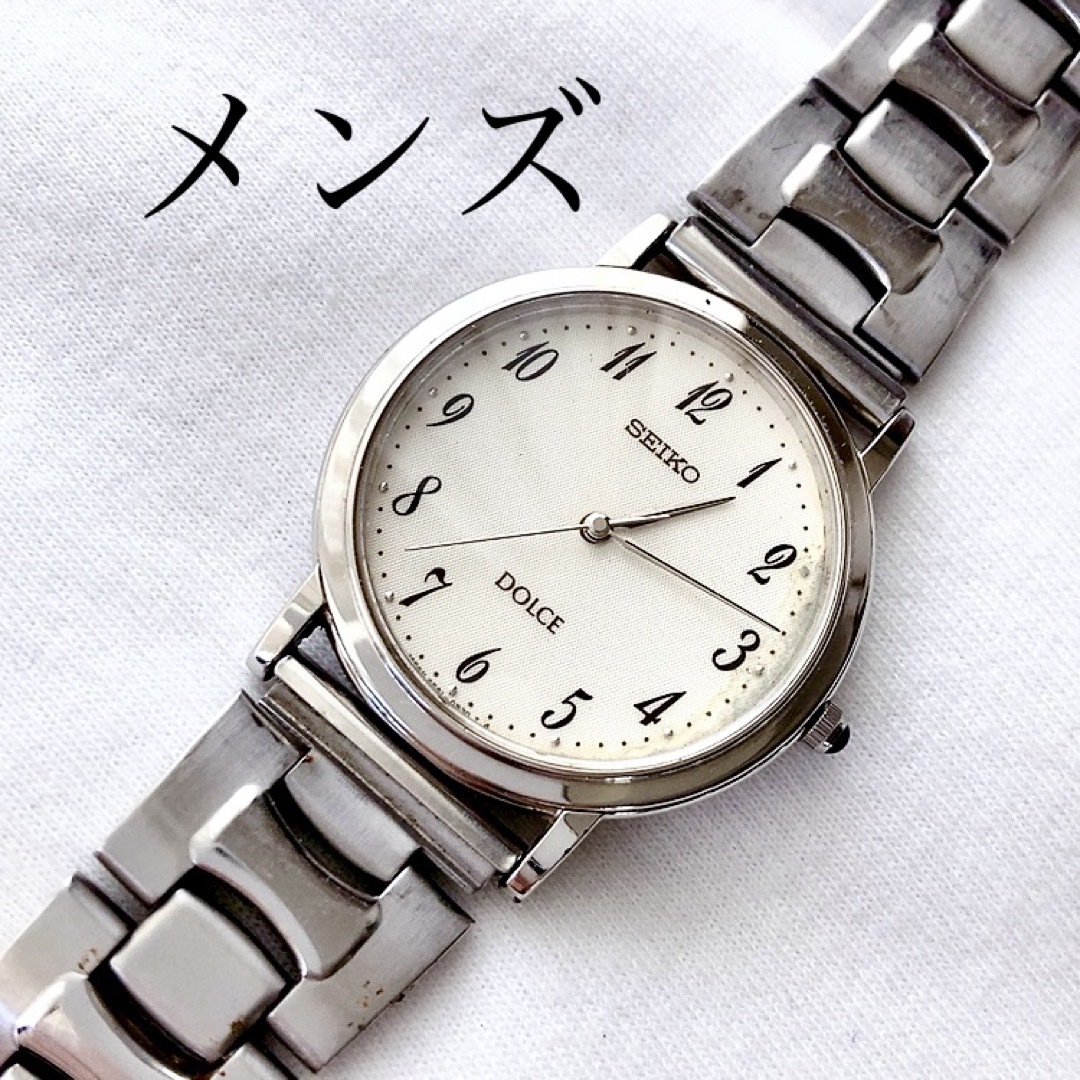 SEIKO Dolce 5E61-0A80 メンズクォーツ腕時計　稼動品　♪