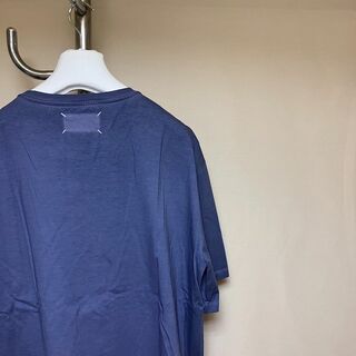 新品 50 21ss マルジェラ ガーメントダイTシャツ ブルー 2597