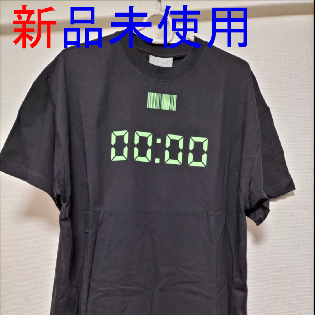 匿名配送★VTMNTS★RESET リセット コットン Tシャツ ブラック