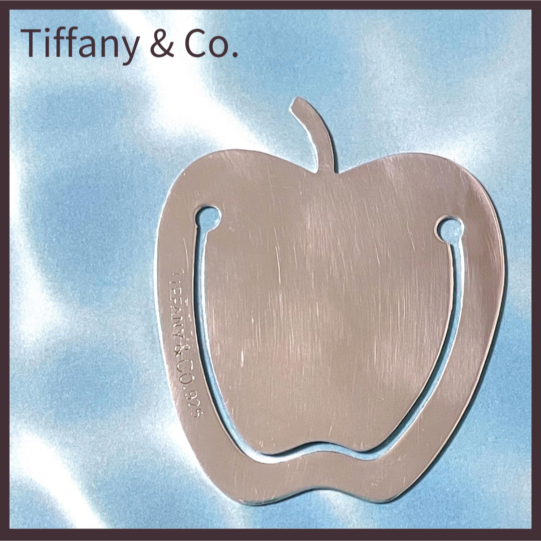 Tiffany & Co.(ティファニー)のTIFFANY&Co. ティファニー アップル ブックマーカー しおり シルバー ハンドメイドの文具/ステーショナリー(しおり/ステッカー)の商品写真