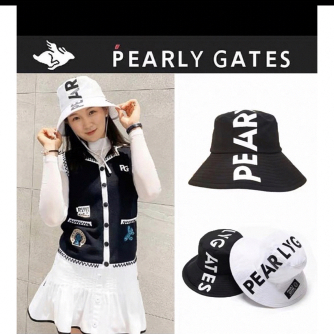 PEARLY GATES(パーリーゲイツ)のパーリーゲイツ　バケットハット　ゴルフ スポーツ/アウトドアのゴルフ(ウエア)の商品写真