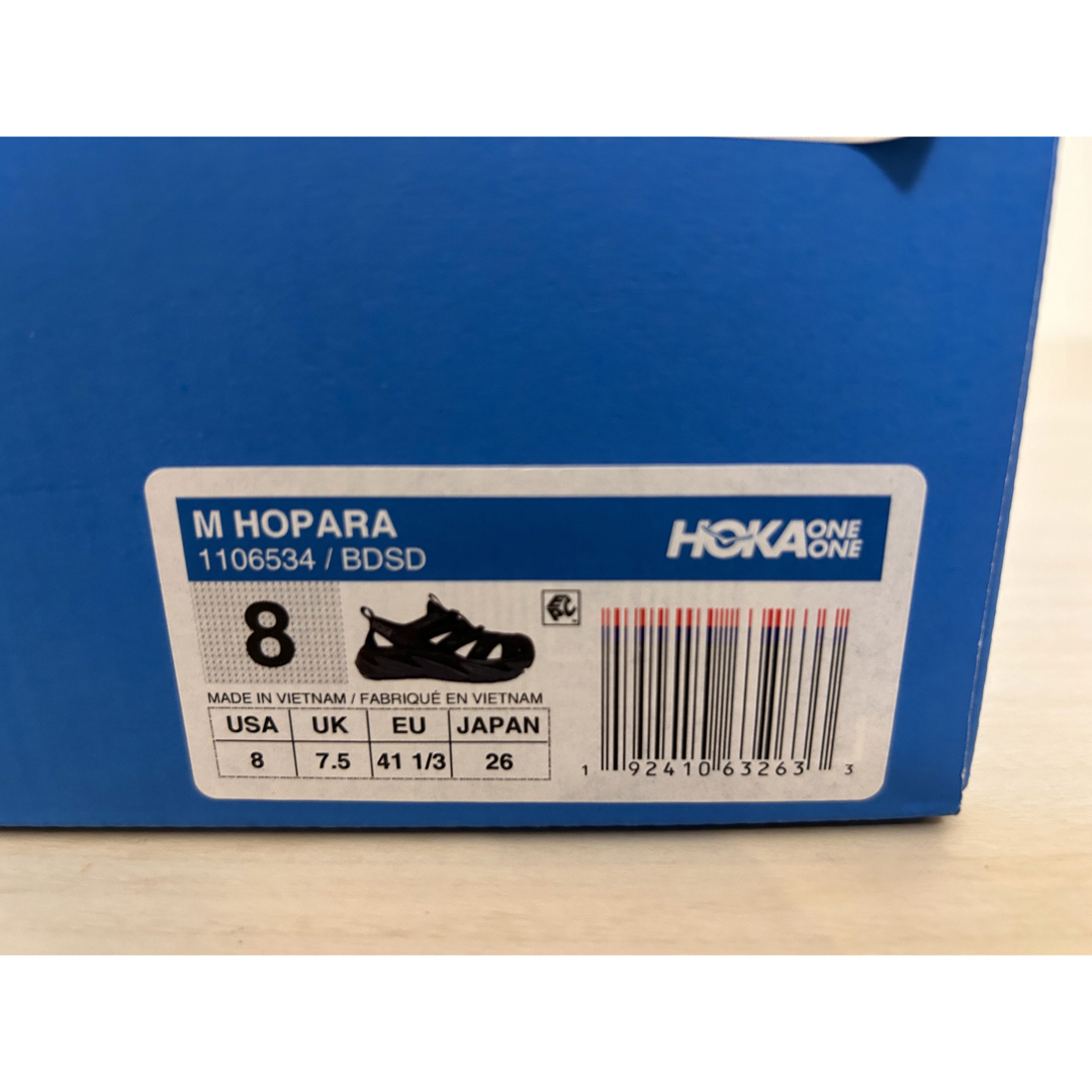 HOKA ONE ONE(ホカオネオネ)のホカオネオネ　ホパラ　サンダル( ブラック×ダークシャドウ)26cm メンズの靴/シューズ(スニーカー)の商品写真