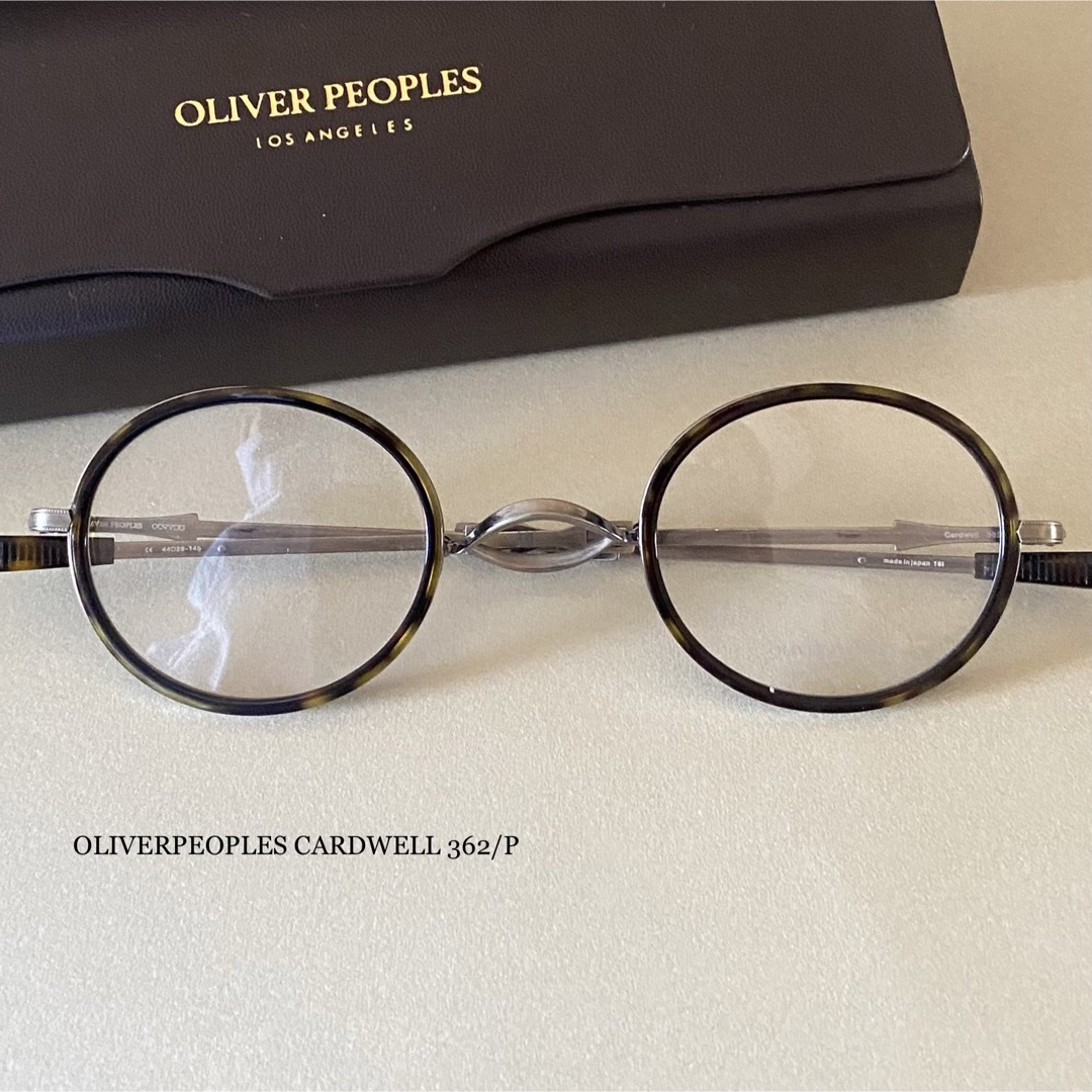 メンズOV184 新品 OLIVER PEOPLES CARDWELL 丸 メガネ