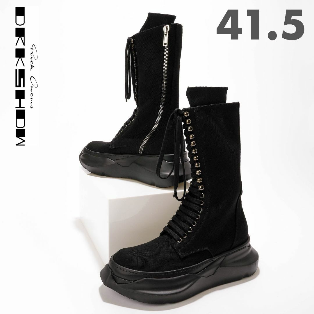 9月末までRick Owens DRKSHDW ビーガンレザー アブストラクト