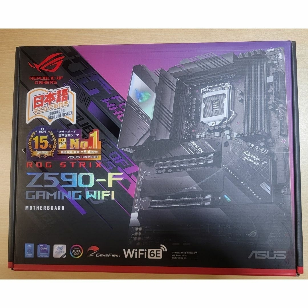 【未使用】ASUS ROG STRIX Z590-F GAMING マザーボード