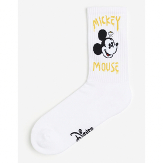 ディズニー(Disney)のDisney100 H&M デザインソックス 靴下 ホワイト(ソックス)
