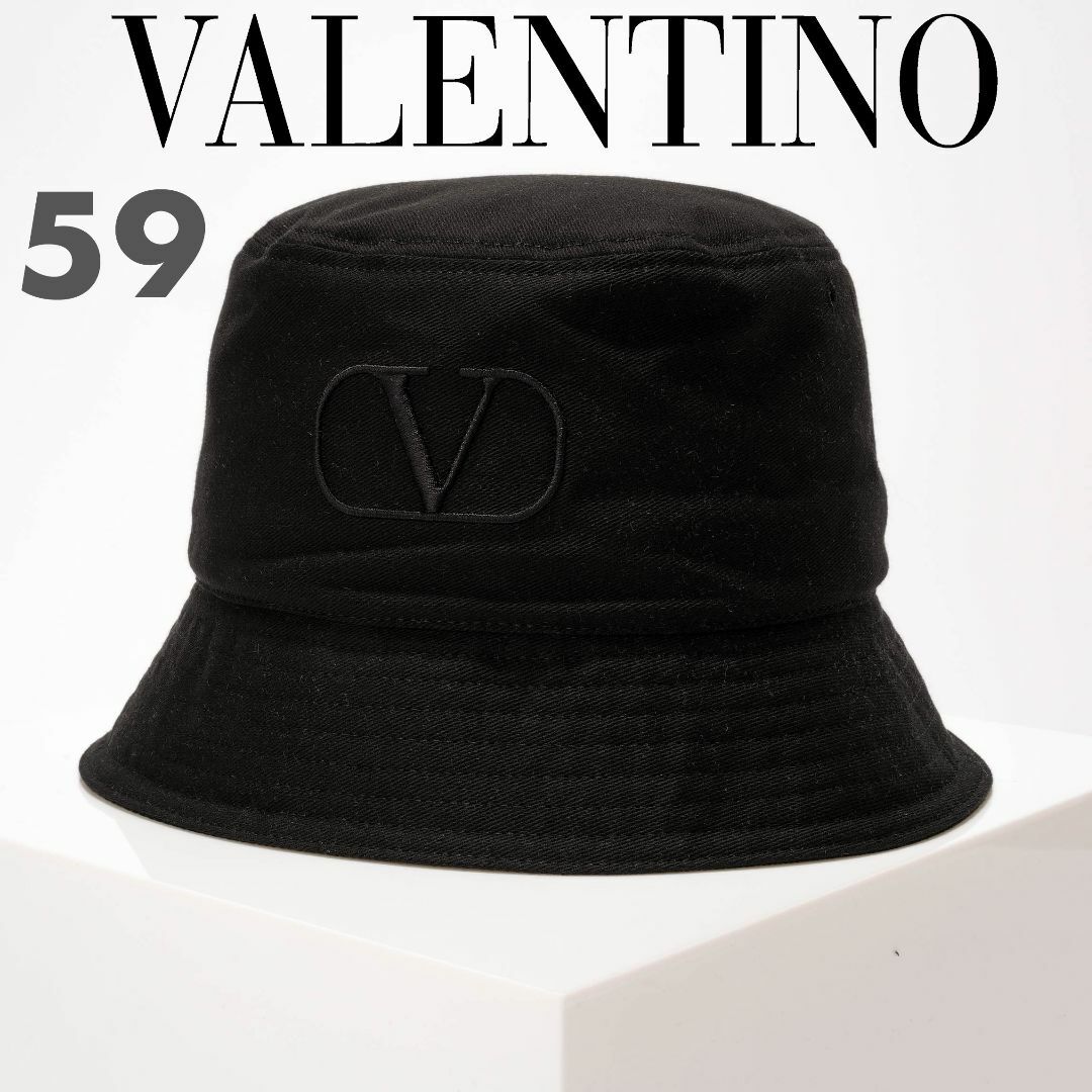 新品 Valentino Vロゴ バケットハット 59 iveyartistry.com