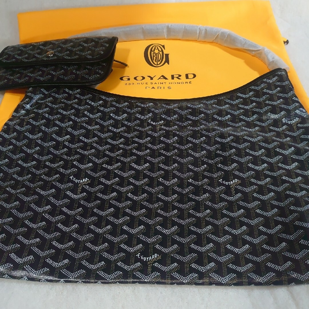 GOYARD(ゴヤール)の未使用・美品　ゴヤール　ボエム ホーボーボエム　ネイビー レディースのバッグ(ショルダーバッグ)の商品写真