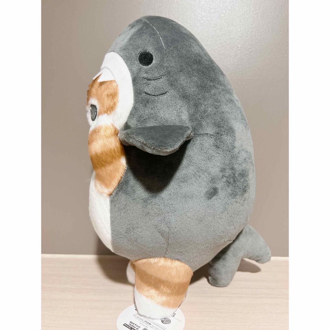 mofusand サメにゃん BIG ぬいぐるみ 上手に立てるよ えびにゃん