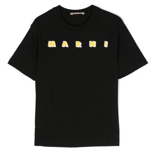 マルニ(Marni)のマルニ　ロゴTシャツ　ブラック　12(Tシャツ(半袖/袖なし))