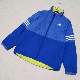 アディダス(adidas)のアディダス キッズ【150】ナイロンジャケット ジャンパー スポーティ 青系(ジャケット/上着)