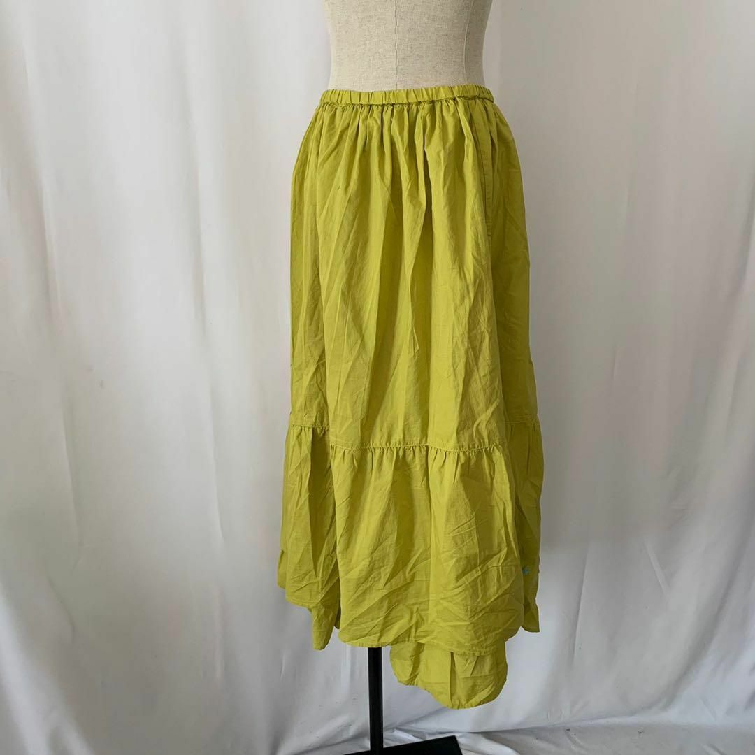 SM2(サマンサモスモス)のsamansamos2 サマンサモスモス　ロングスカート　スカート　イエロー レディースのスカート(ロングスカート)の商品写真