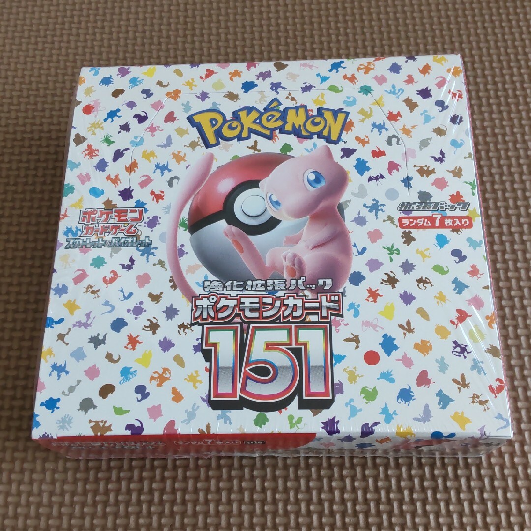 boxポケモンカード151　シュリンク付　1box