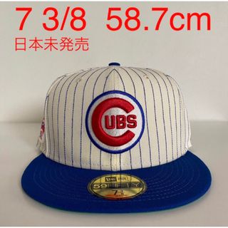 ツバ裏グレー New Era 3/8 Cap ニューエラ カブス キャップ 帽子