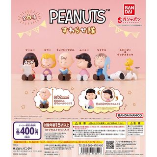 【新品/未使用】スヌーピー PEANUTS すわらせ隊 全6種 ガチャフルコンプ(その他)