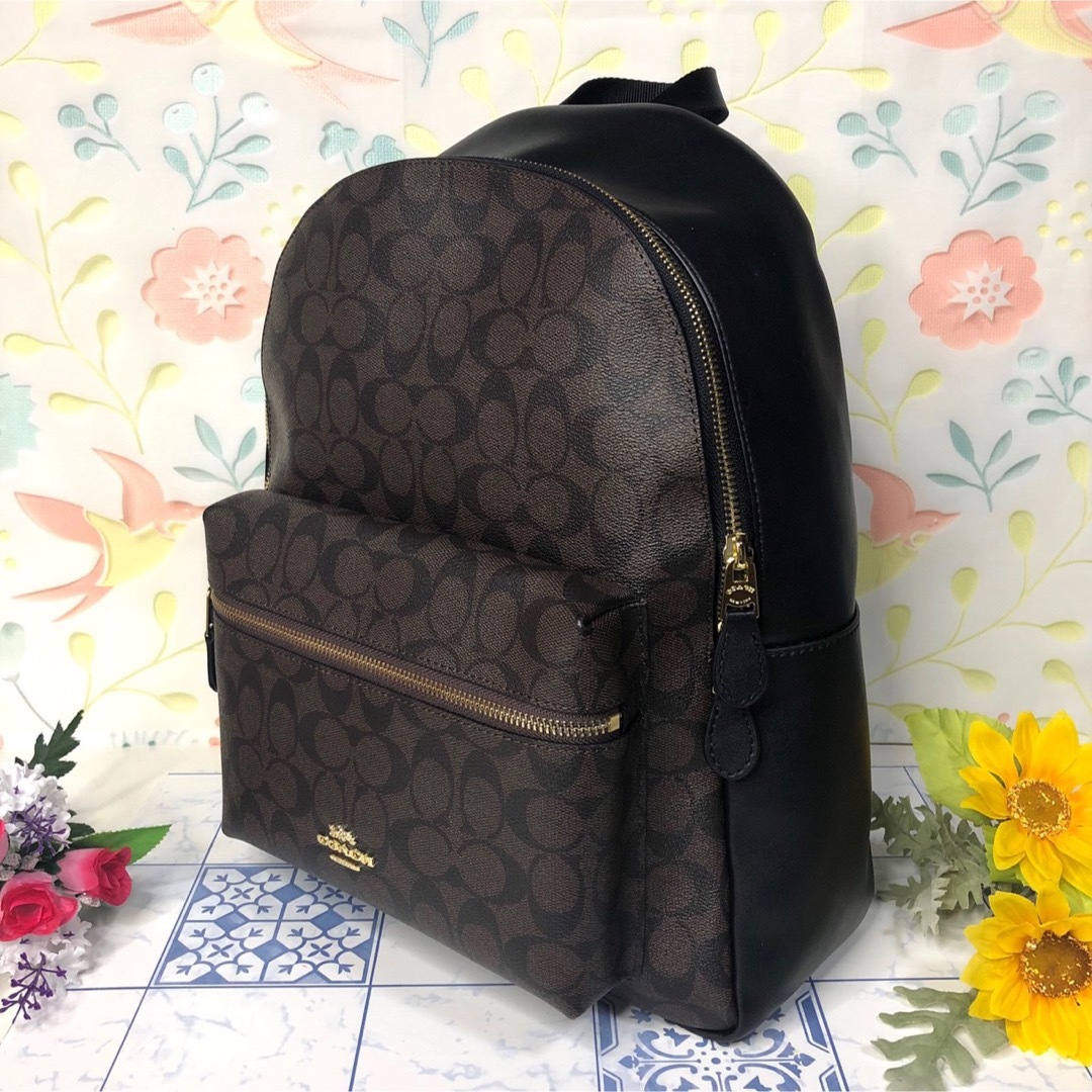 新品・未使用】COACH リュック バックパック ダークブラウン-