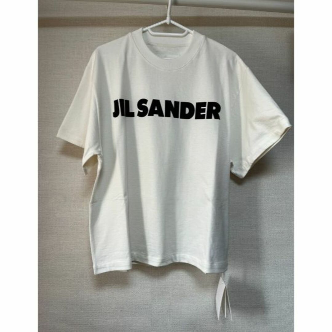 Jil Sander(ジルサンダー)の匿名配送★JIL SANDER コットン ロゴ Tシャツ レディースのトップス(Tシャツ(半袖/袖なし))の商品写真