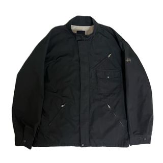 90s 00s USA製 stussy スタンドカラー ジャケット モード momoseh.ca