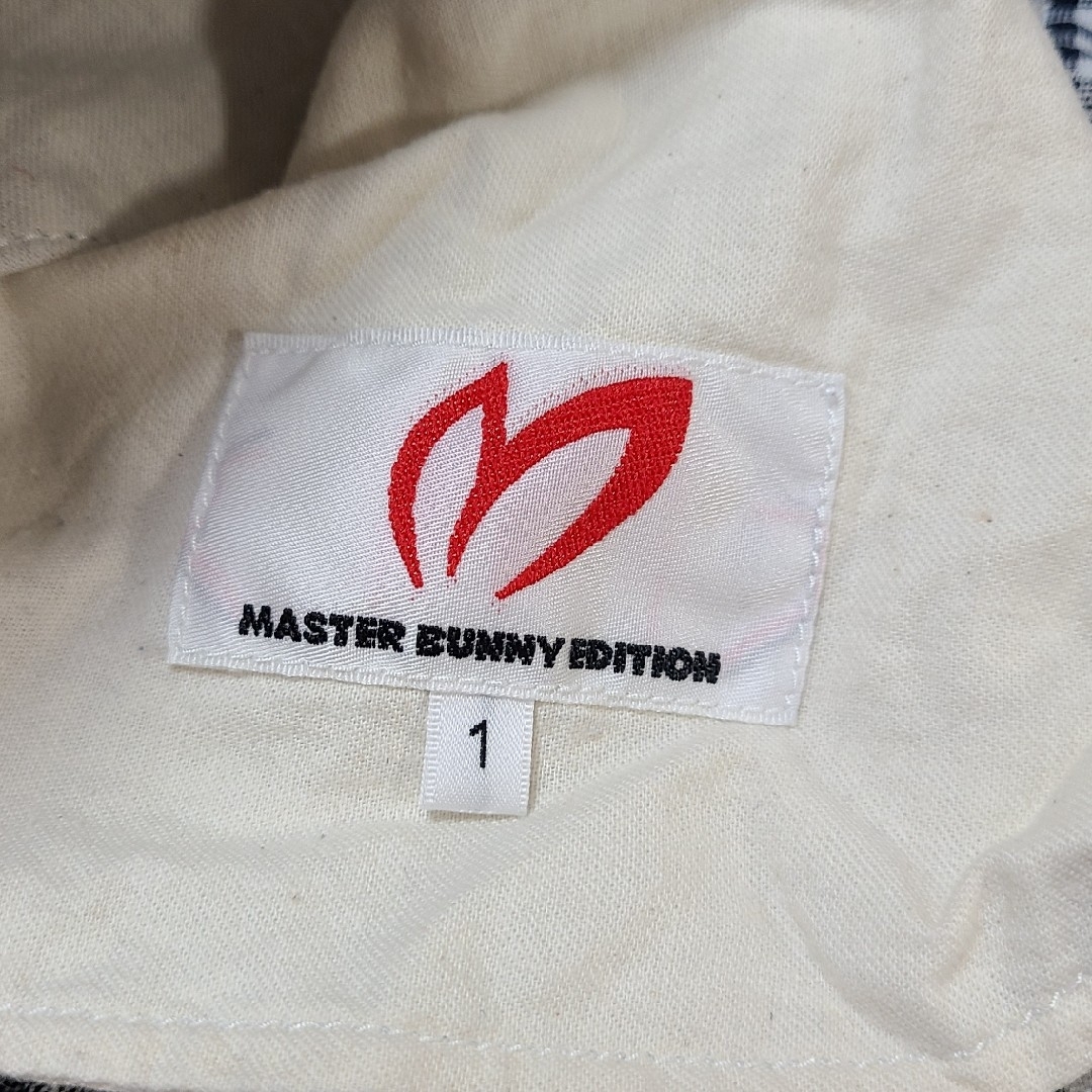 MASTER BUNNY EDITION(マスターバニーエディション)のマスターバニーエディション　ギンガムチェック巻きスカート　サイズ1 美品 レディースのスカート(ミニスカート)の商品写真