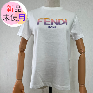 フェンディ(FENDI)の大人もOK★匿名配送★FENDI★フェンディ キッズ ロゴ Tシャツ ホワイト(Tシャツ/カットソー)