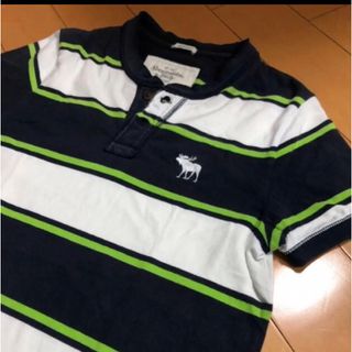 アバクロンビーアンドフィッチ(Abercrombie&Fitch)のアバクロボーダーコットンヘンリーT(Tシャツ/カットソー(半袖/袖なし))