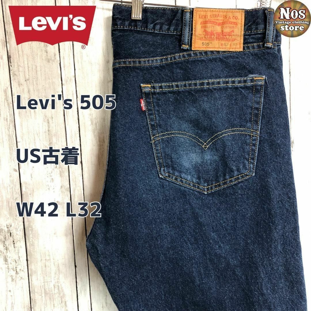 Levi's 505 ジーンズ/デニムパンツ 濃紺 アメカジ W42
