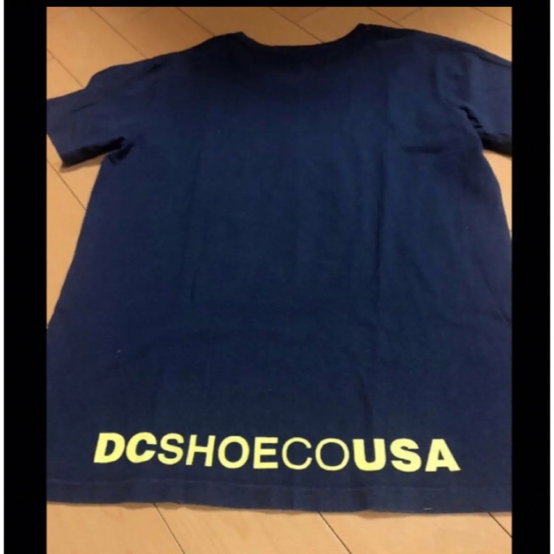 DC(ディーシー)のDCシューUSAネイビーコットンT メンズのトップス(Tシャツ/カットソー(半袖/袖なし))の商品写真