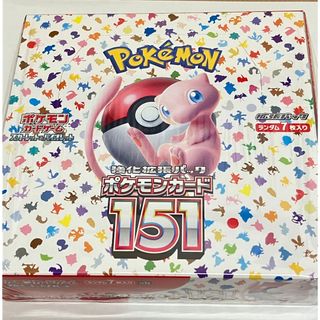 ポケモン(ポケモン)の新品未開封 シュリンク付きポケモンカード151 1BOX(Box/デッキ/パック)