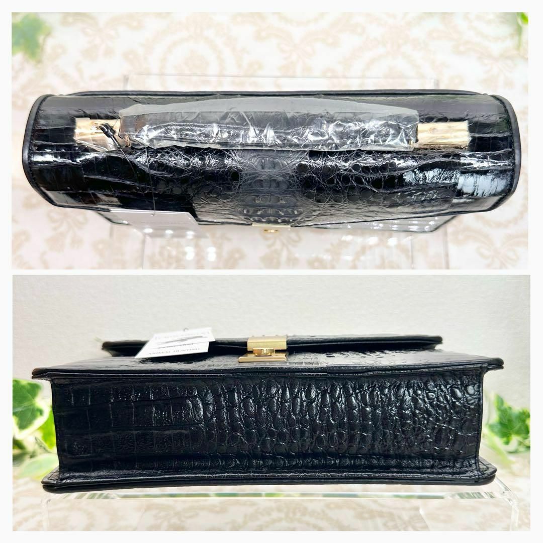 未使用新品 クロコダイル 本革 2wayハンドバッグ 定価28万の通販 by あ