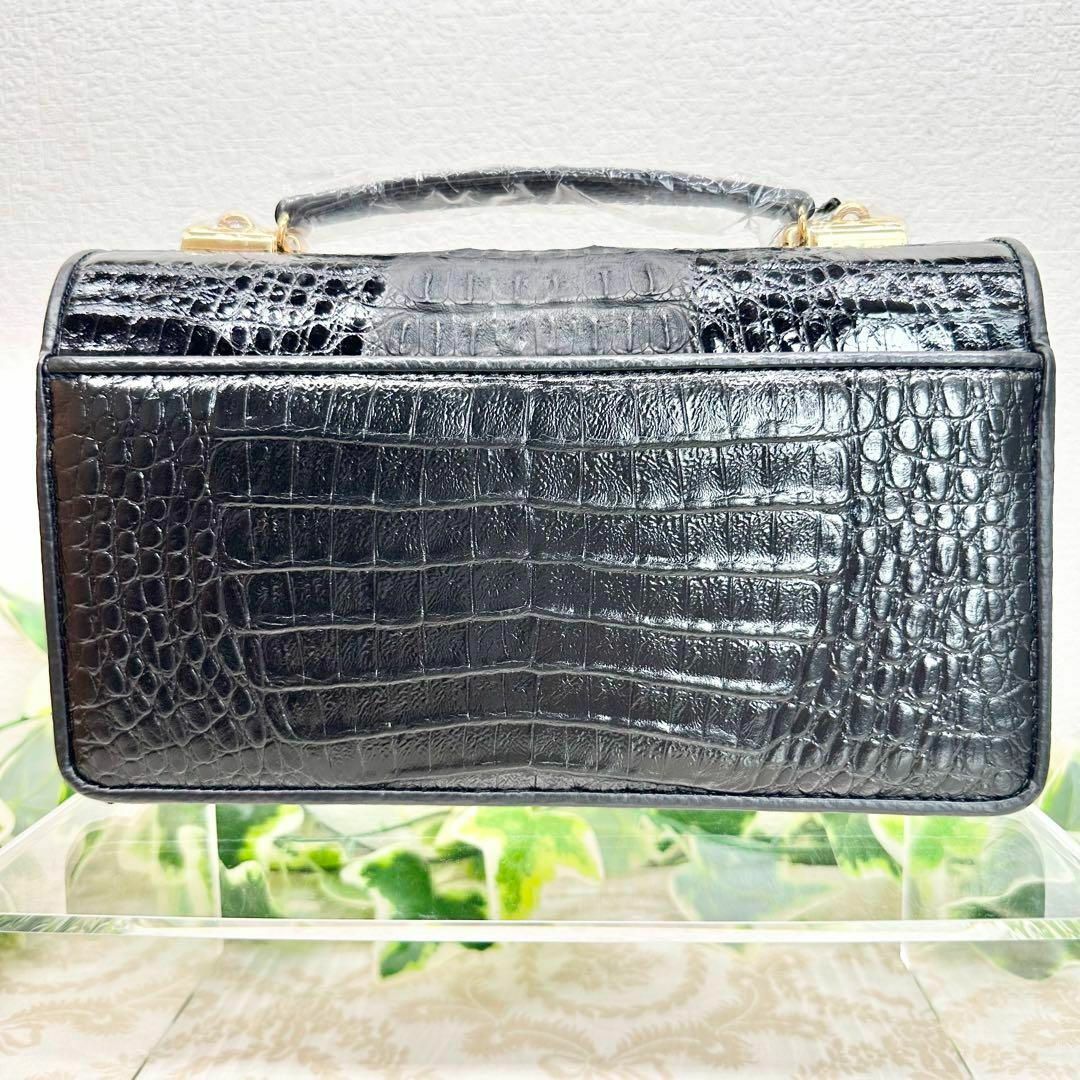 未使用新品 クロコダイル 本革 2wayハンドバッグ 定価28万 未使用新品 クロコダイル 本革 2wayハンドバッグ 定価28万