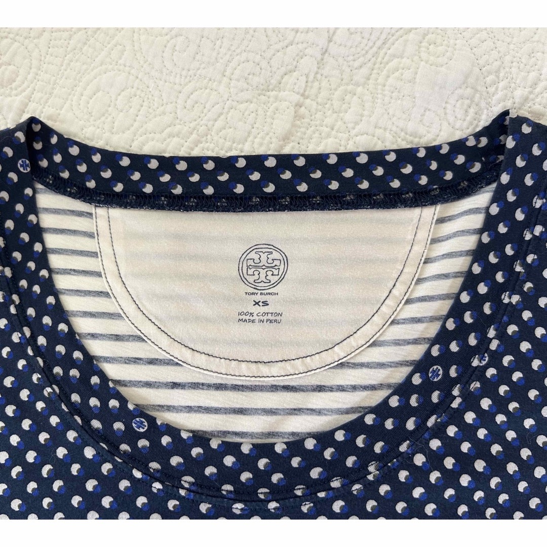 Tory Burch(トリーバーチ)の美品❗️トリーバーチ  TORY BURCH Tシャツ XS レディースのトップス(Tシャツ(半袖/袖なし))の商品写真