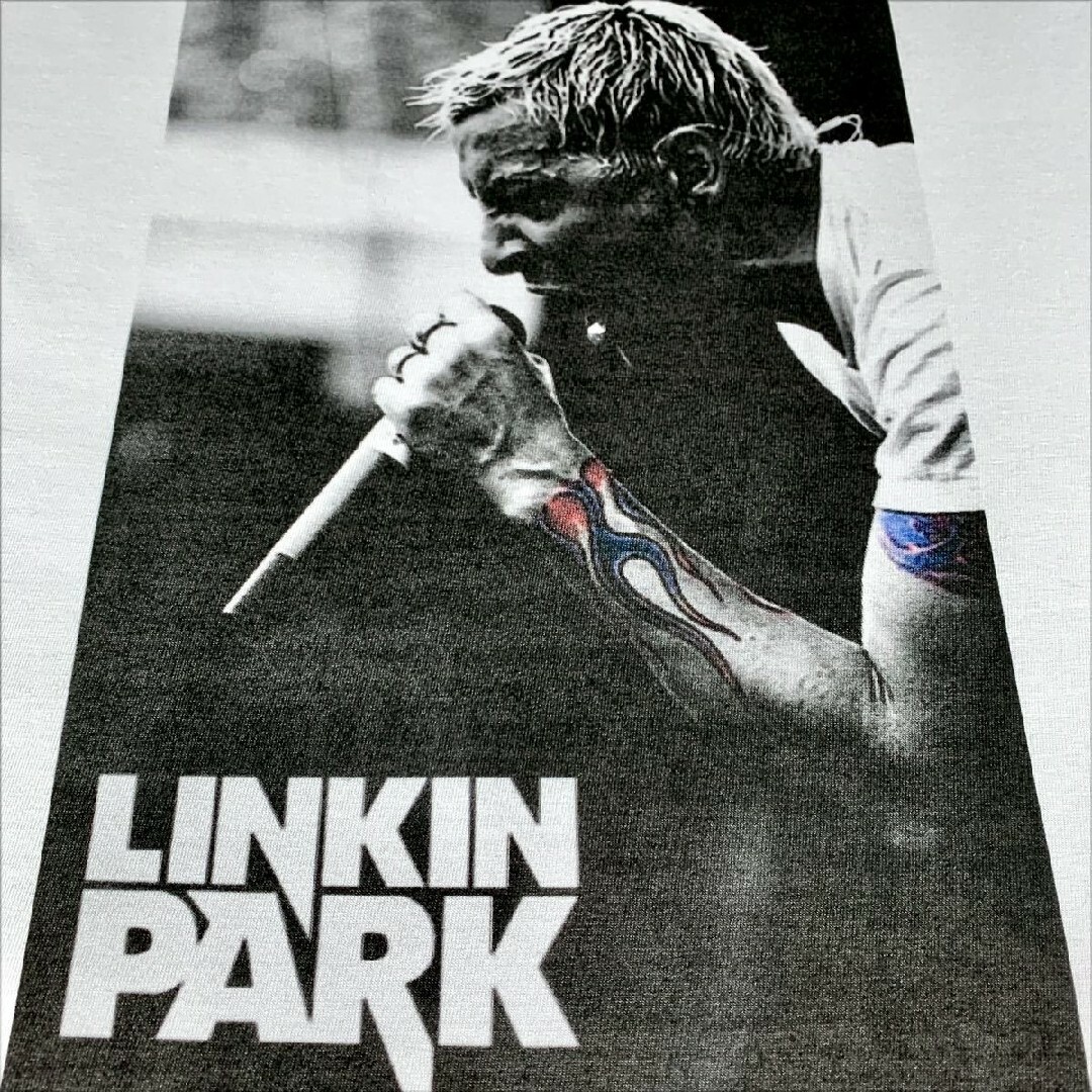 新品 リンキンパーク チェスター タトゥー シャウト バンド Tシャツ 【リンキンパーク】新品 LINKIN PARK チェスター ロック Tシャツ