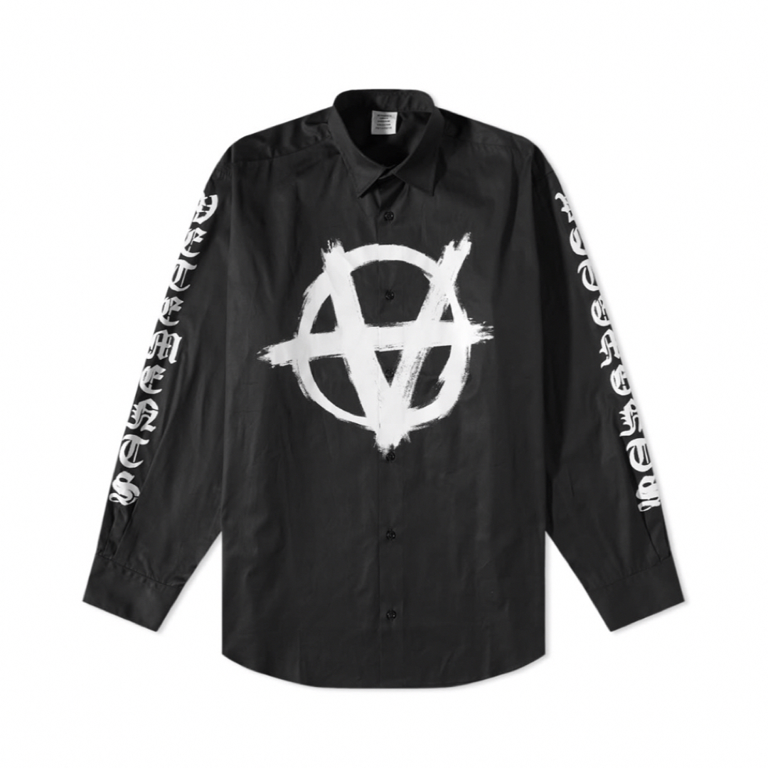VETEMENTS - VETEMENTS ヴェトモン ロゴシャツの通販 by JaYwU VETEMENTS - VETEMENTS ヴェトモン ロゴシャツの通販 by JaYwU