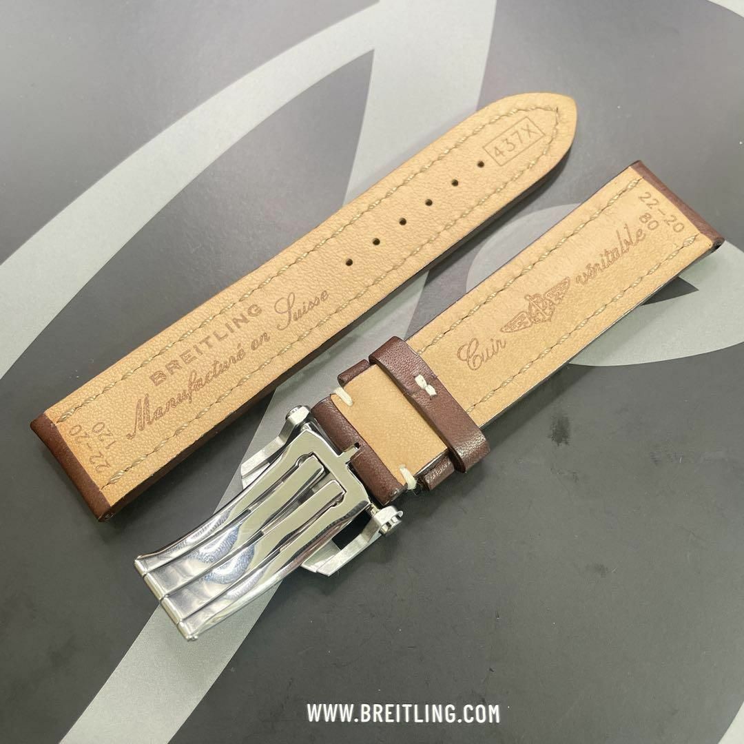 14 437X 22mm BREITLING ブライトリング カーフレザーベルト | www