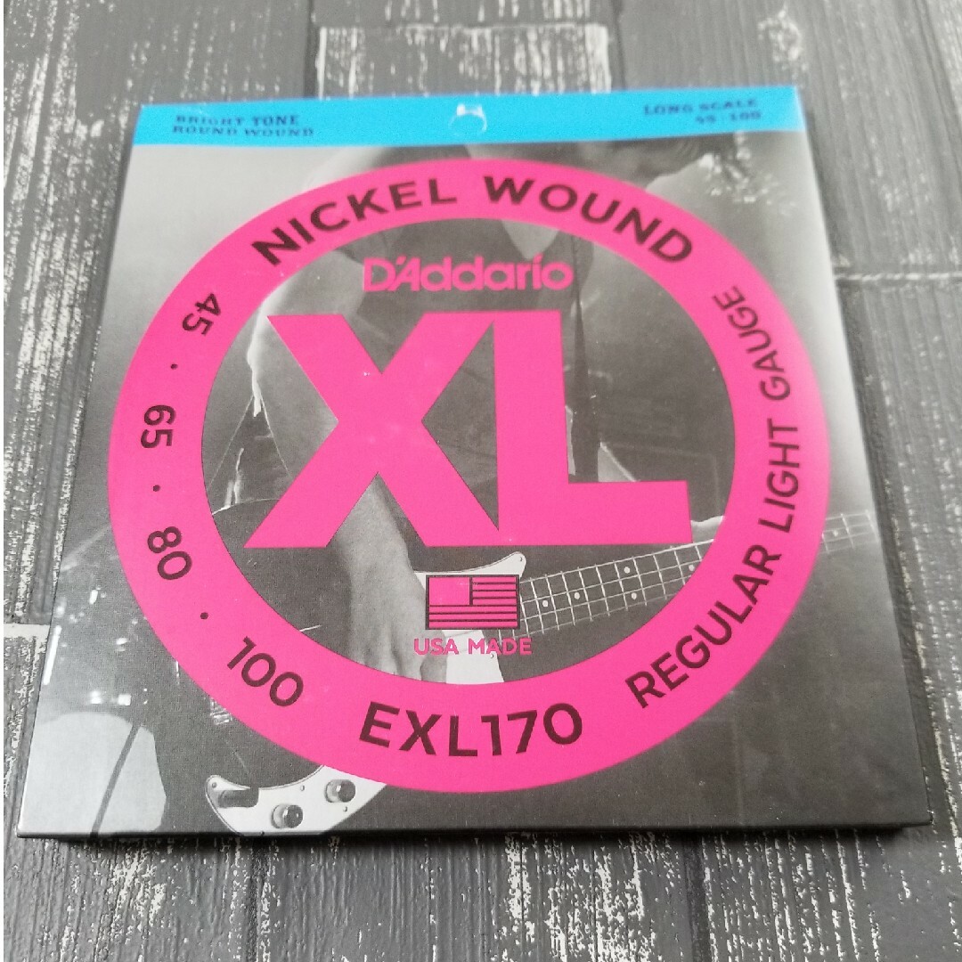 新品　D'Addario ダダリオ ベース弦 ニッケル EXL170 楽器のベース(弦)の商品写真