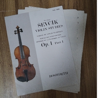 裁断済　SEVCIK opus1 part1 violin(クラシック)