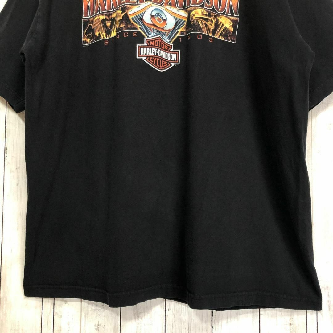 94%OFF!】 ハーレーダビッドソン 半袖Tシャツ ラスベガス エンジン 黒
