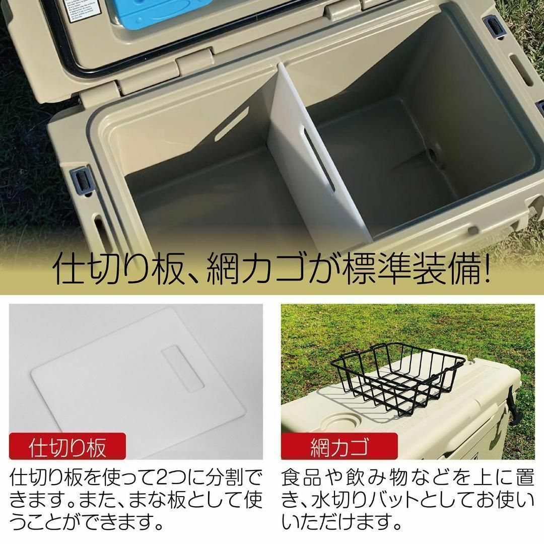 Neer グレイシャーズクーラーボックス 40QT 37.8L タン 1649 | www