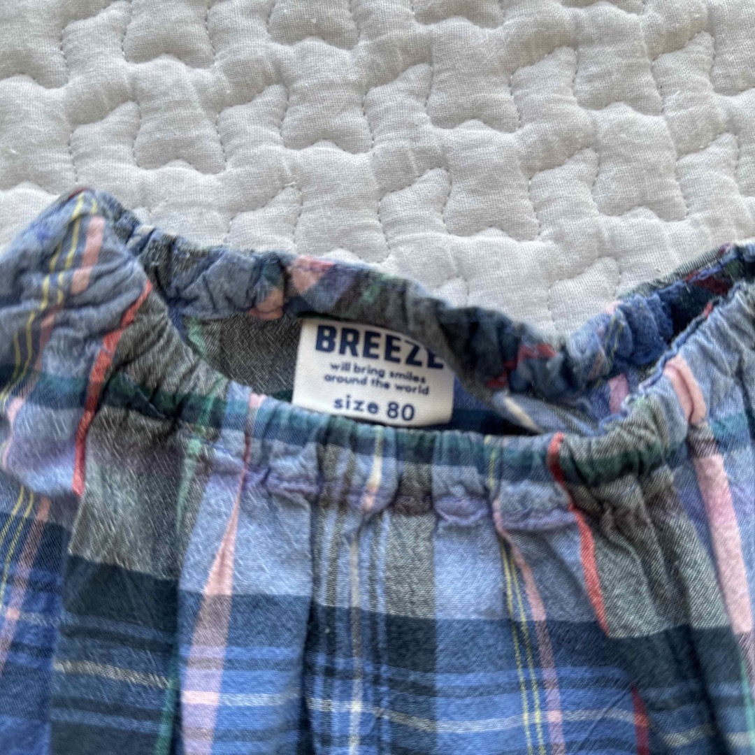 BREEZE(ブリーズ)のBREEZE ワンピース　チュニック キッズ/ベビー/マタニティのベビー服(~85cm)(ワンピース)の商品写真