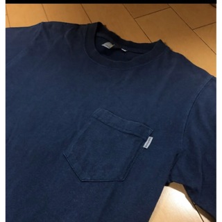 カーハート(carhartt)のカーハートネイビーコットンポケT(Tシャツ/カットソー(半袖/袖なし))