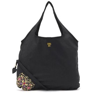 アナスイ(ANNA SUI)のアナスイ  ユースフル エコバッグ  黒　新品未使用(エコバッグ)